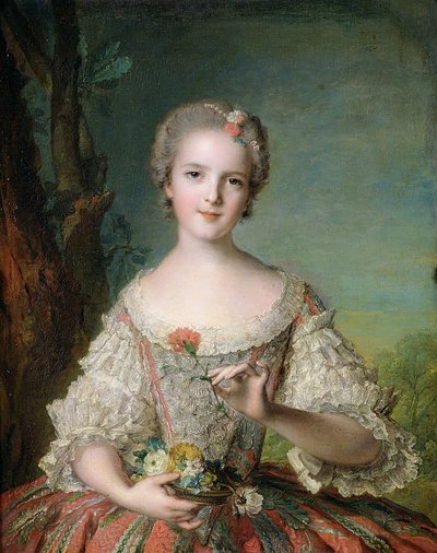 Portret van Madame Louise de France (1737-87) in Fontevrault, 1748 door Jean Marc Nattier